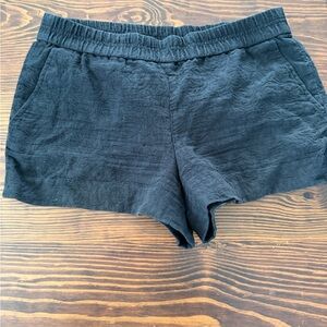 Women's J Crew Black Textured Shorts